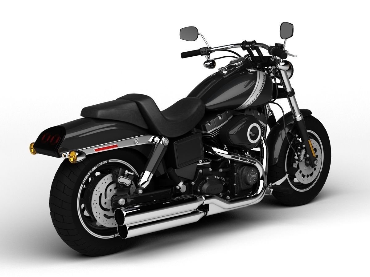 Harley-Davidson FXDF Dyna Fat Bob 2015 3D model_6