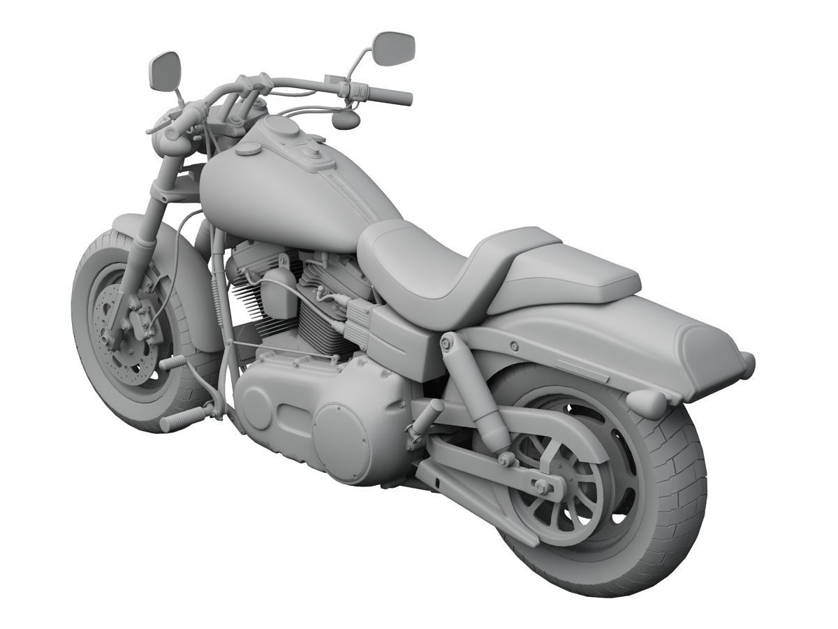 Harley-Davidson FXDF Dyna Fat Bob 2015 3D model_17