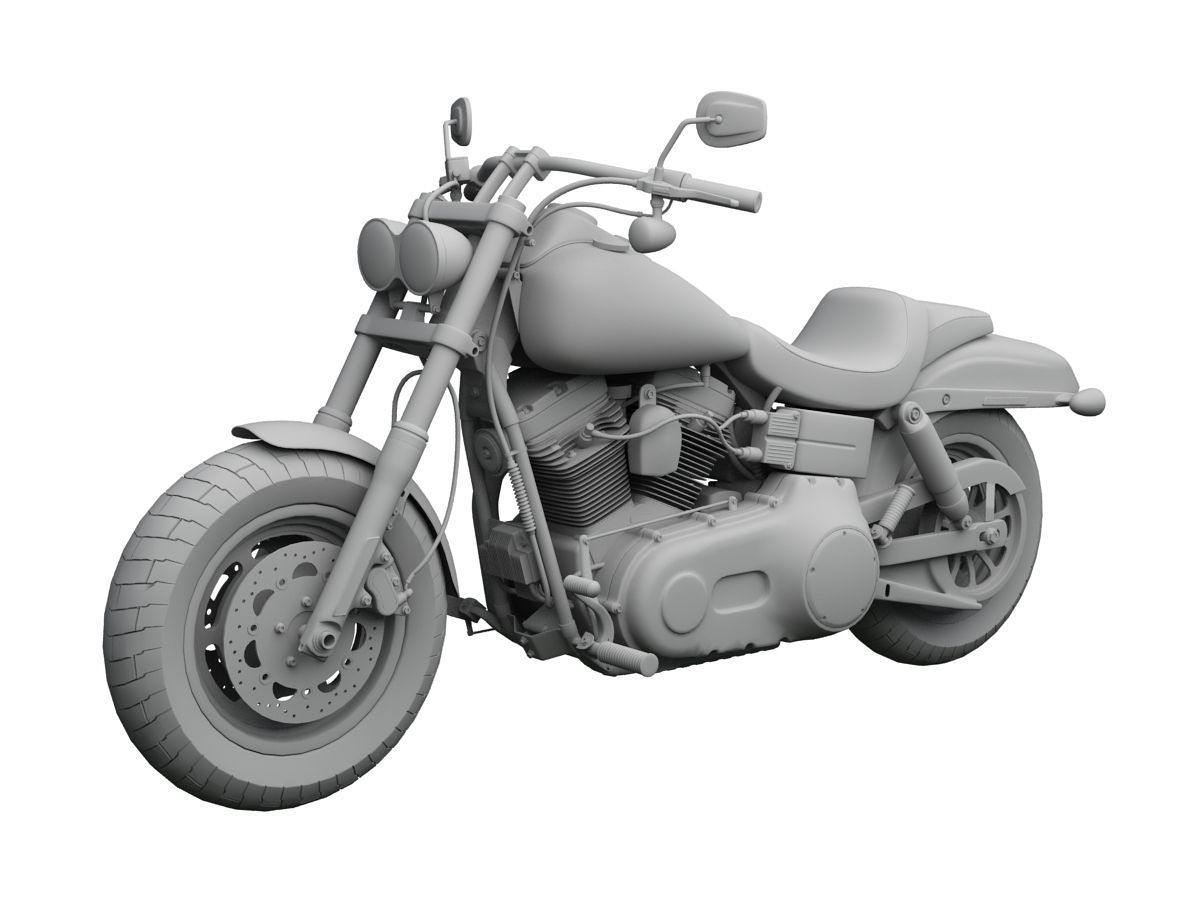Harley-Davidson FXDF Dyna Fat Bob 2015 3D model_14