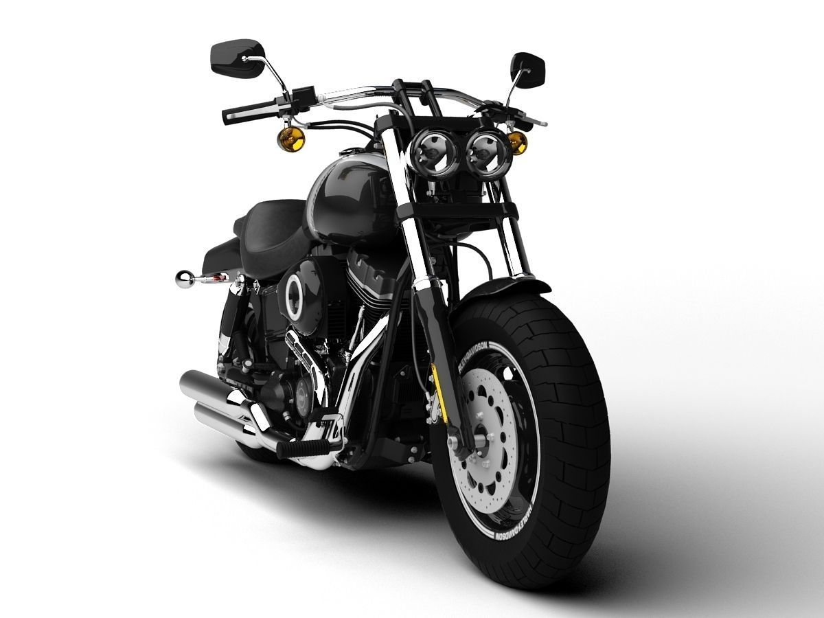 Harley-Davidson FXDF Dyna Fat Bob 2015 3D model_7