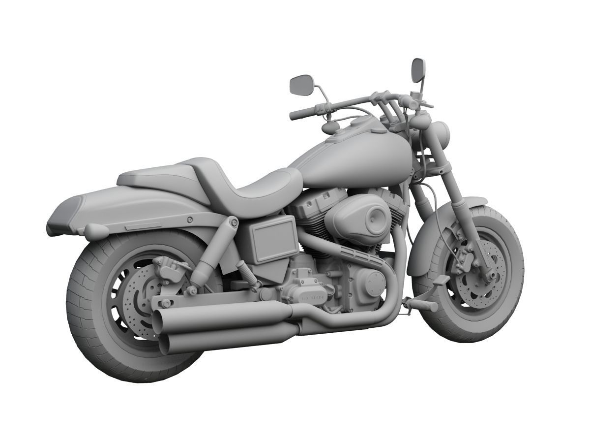 Harley-Davidson FXDF Dyna Fat Bob 2015 3D model_12