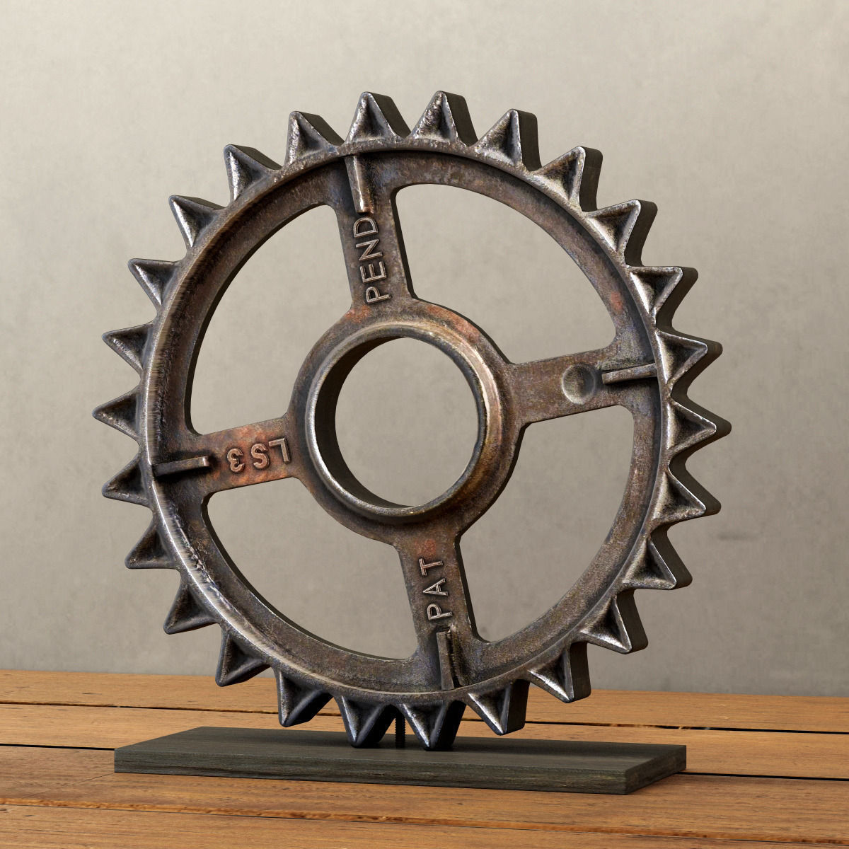 WHEEL and GEAR COLLECTION 3D model_3
