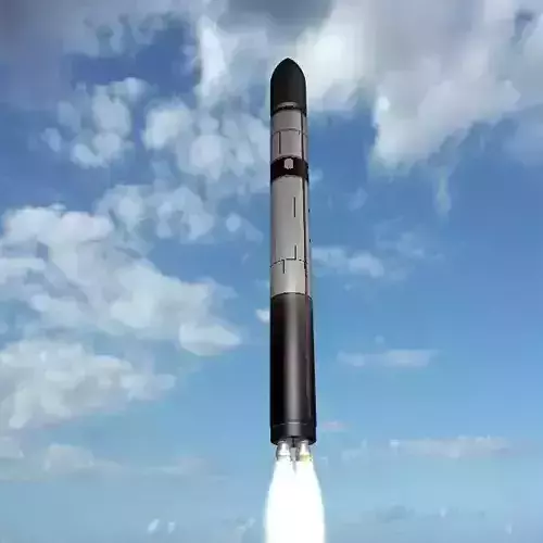 SS-18 Satan Mod 5 Ballitic Missile 3D model