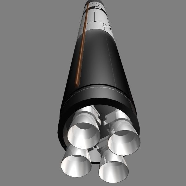 SS-18 Satan Mod 5 Ballitic Missile 3D model_5