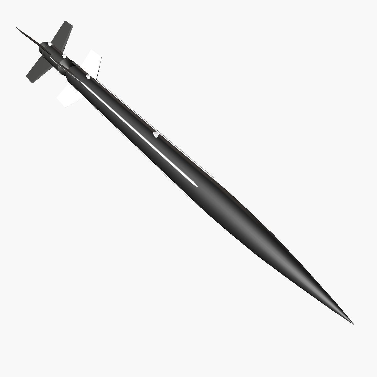 Aerobee 150 Rocket 3D model_11