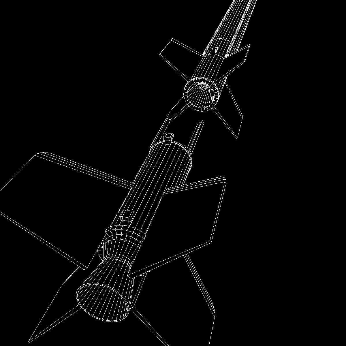 Aerobee 150 Rocket 3D model_20