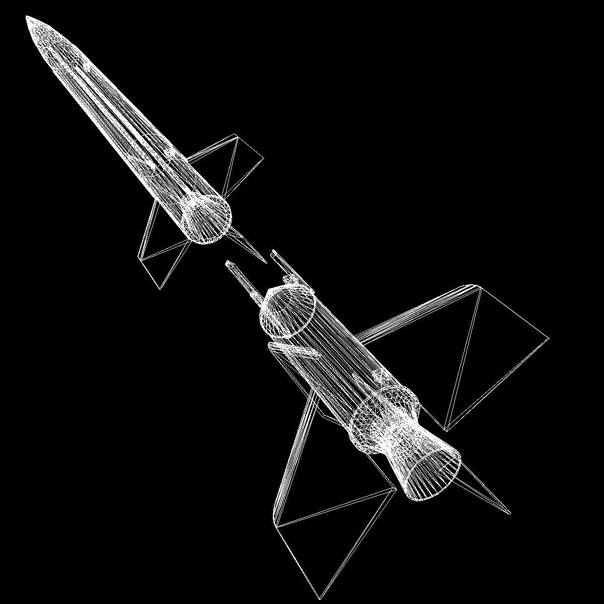 Aerobee 150 Rocket 3D model_32