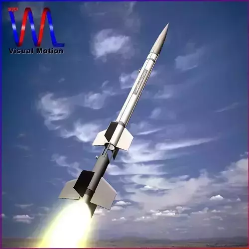 Aerobee 150 Rocket 3D model Aerobee 150 Rocket 3D model