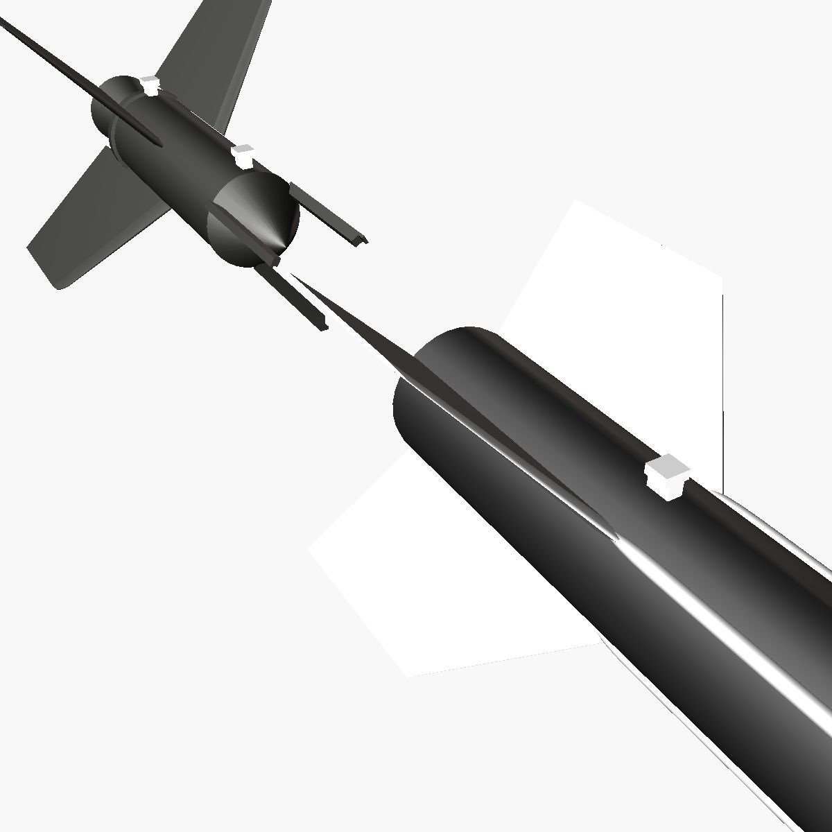 Aerobee 150 Rocket 3D model_16
