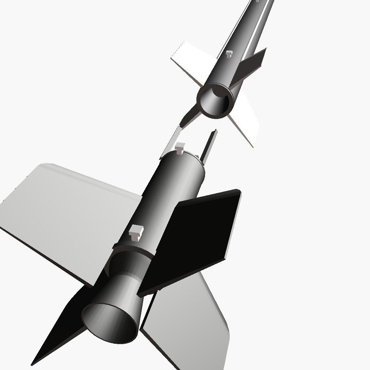 Aerobee 150 Rocket 3D model_12