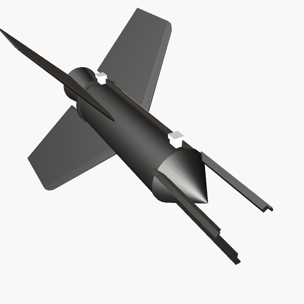 Aerobee 150 Rocket 3D model_15