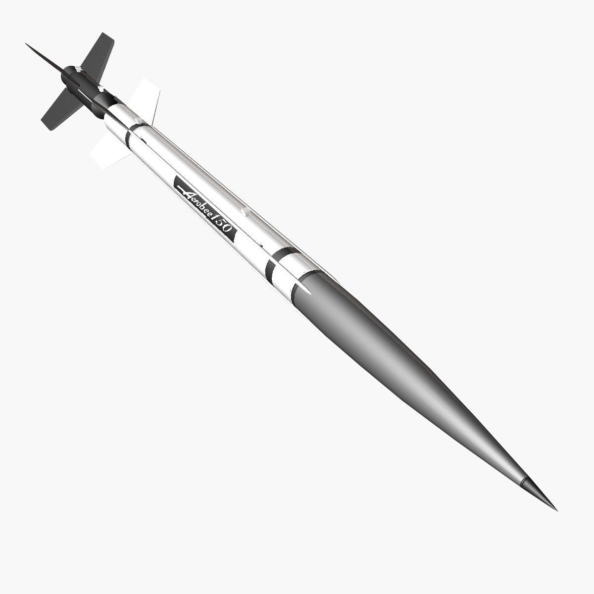 Aerobee 150 Rocket 3D model_3
