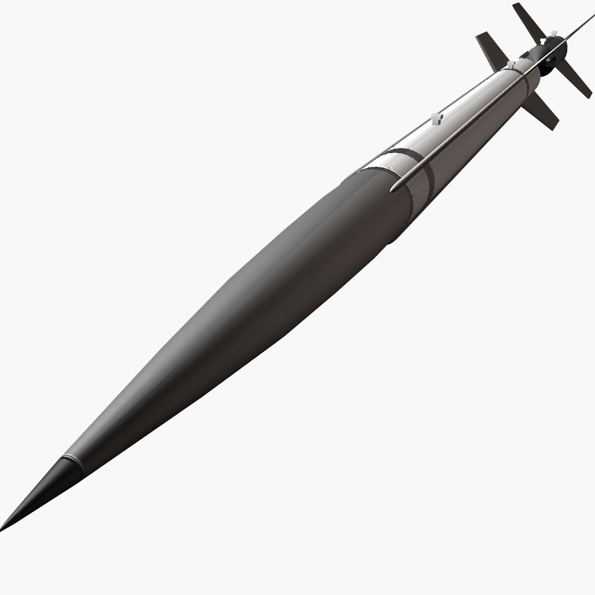 Aerobee 150 Rocket 3D model_9