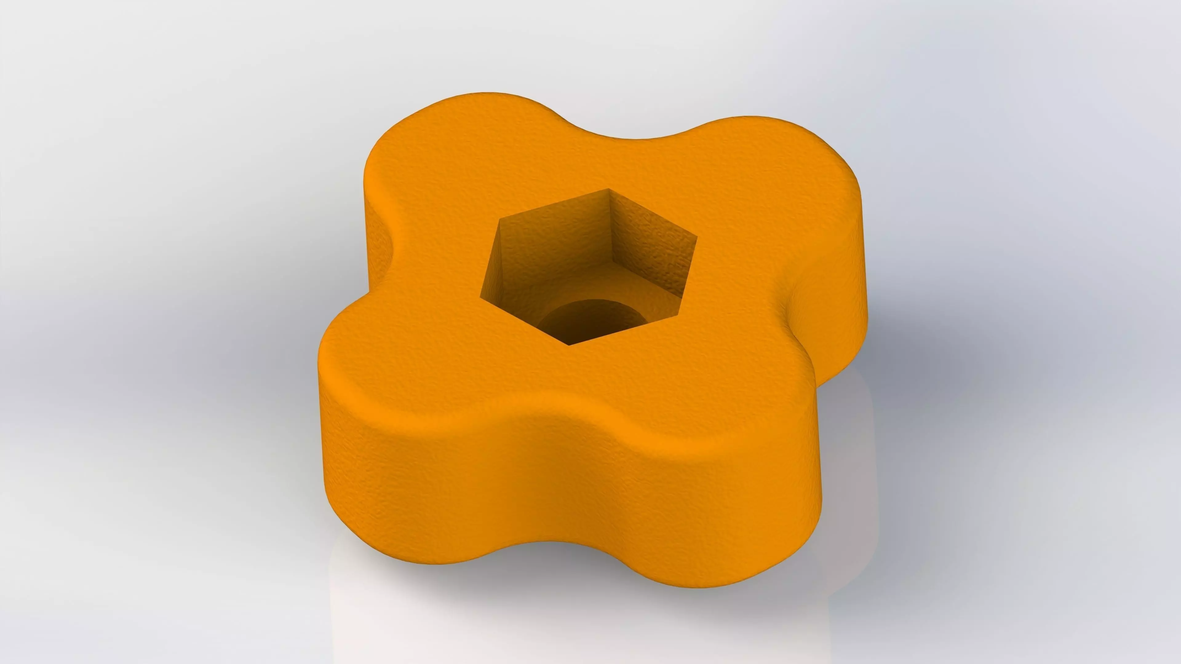 hand knob 3D print model