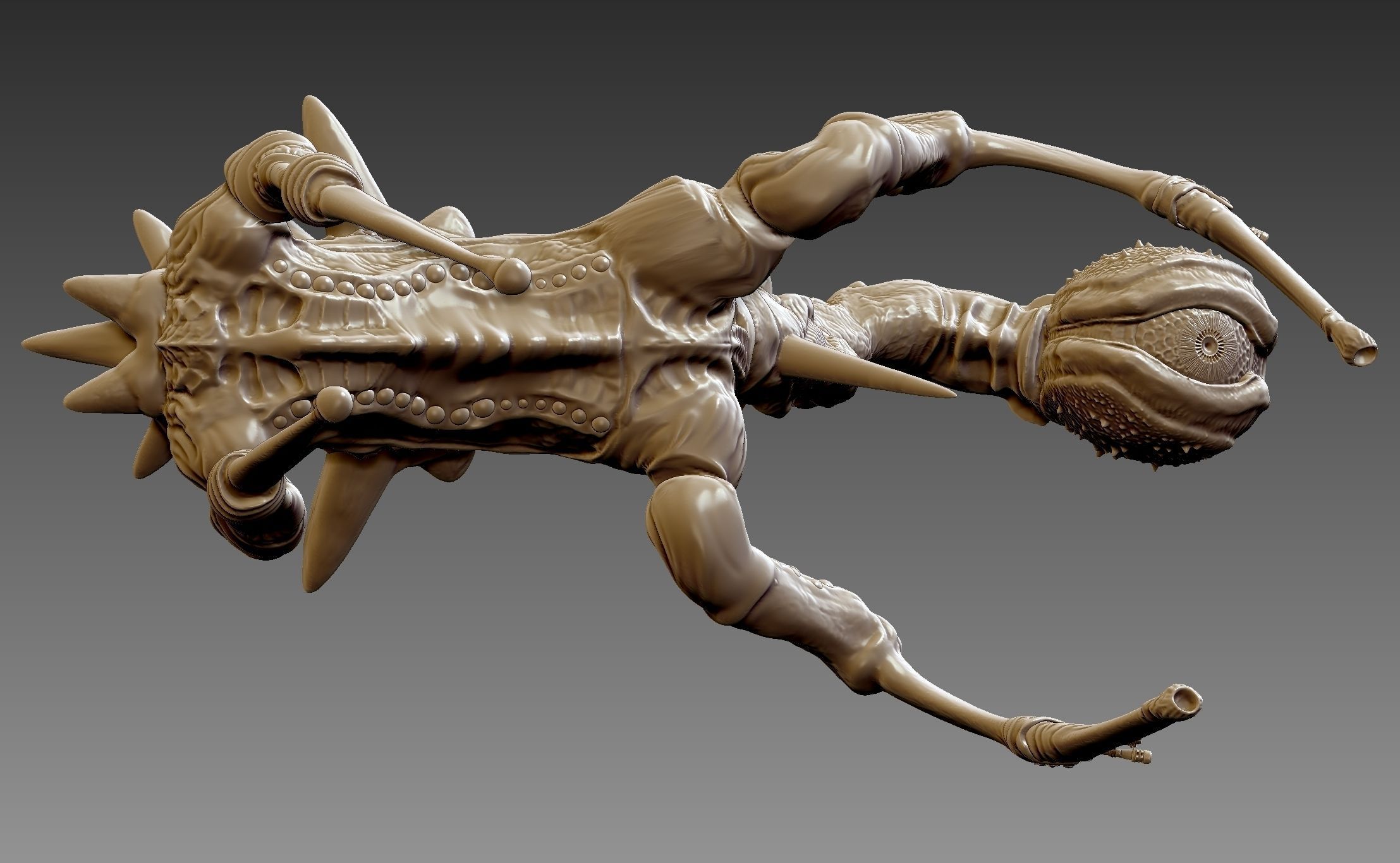 Creature Character  3D model_6