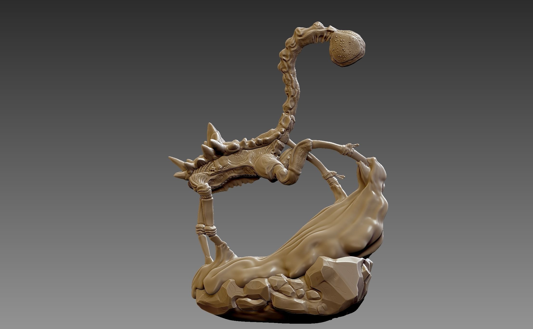 Creature Character  3D model_2