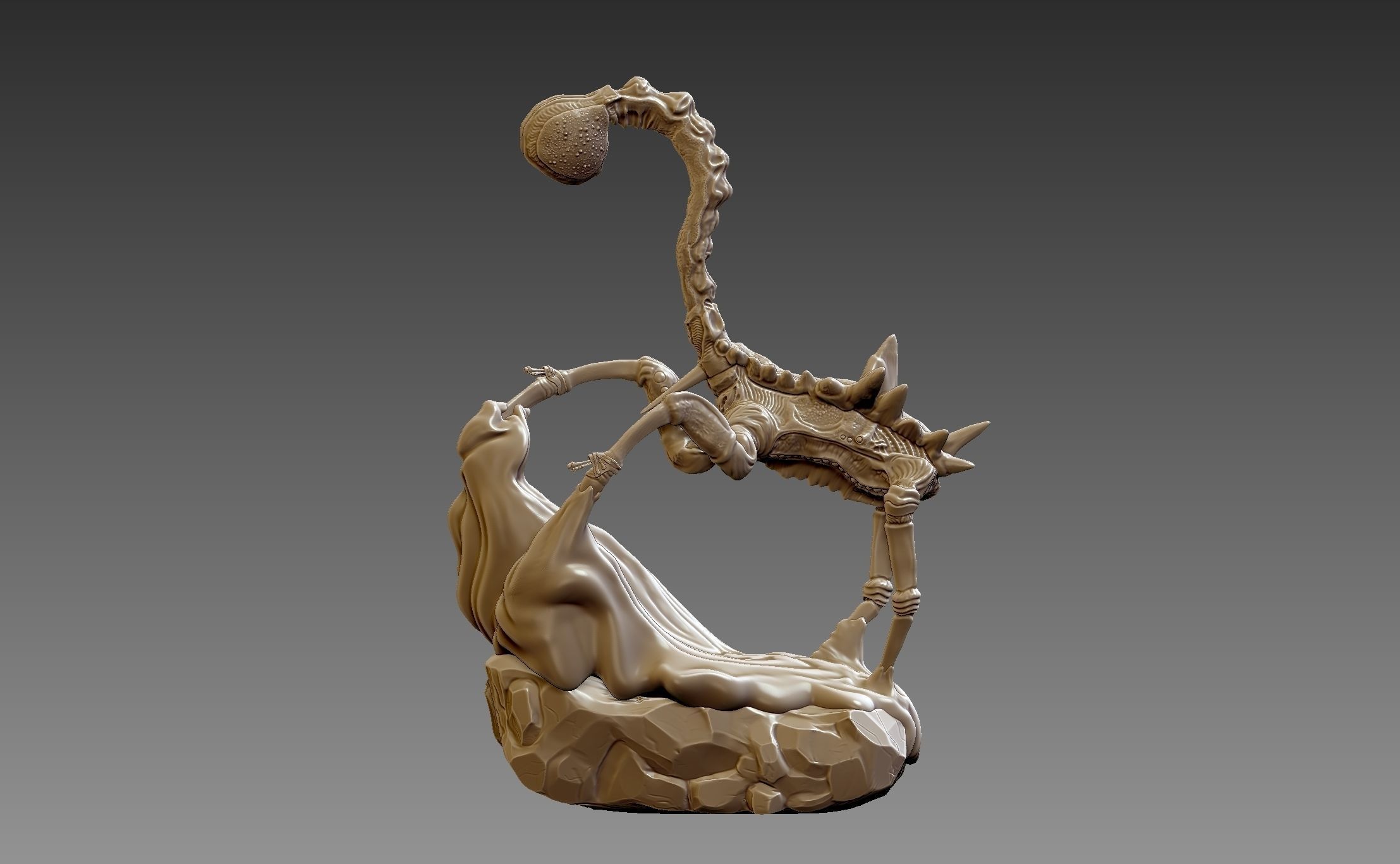 Creature Character  3D model_5