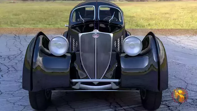 bugatti atlantic 3D model