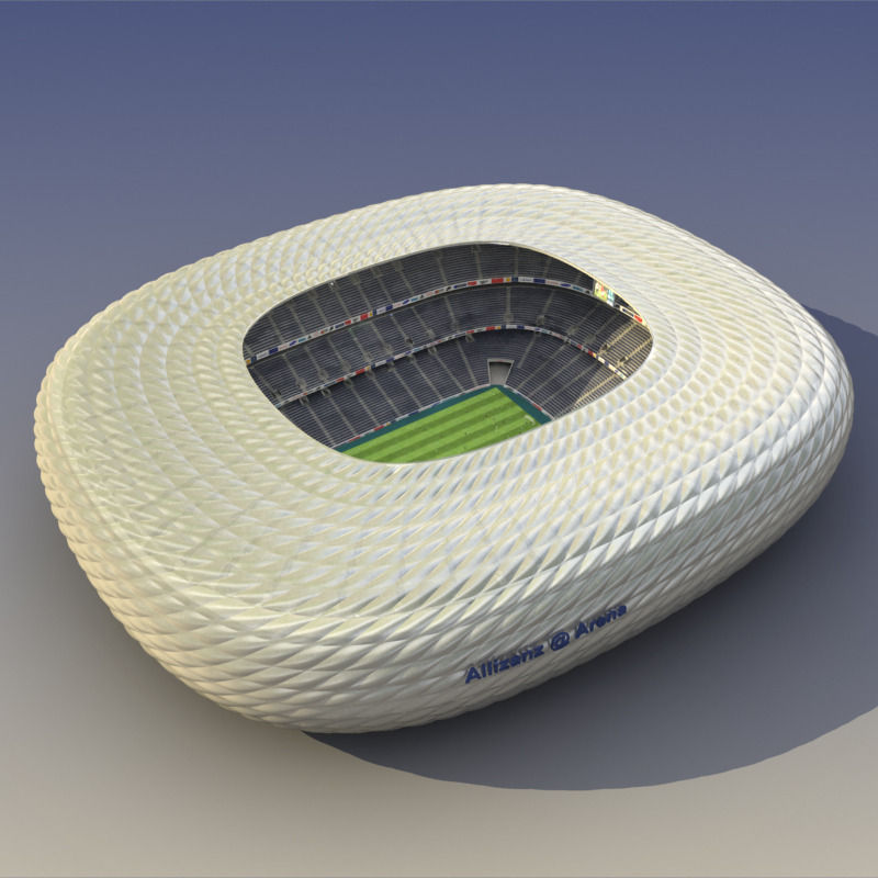 Allianz arena 3D model_5