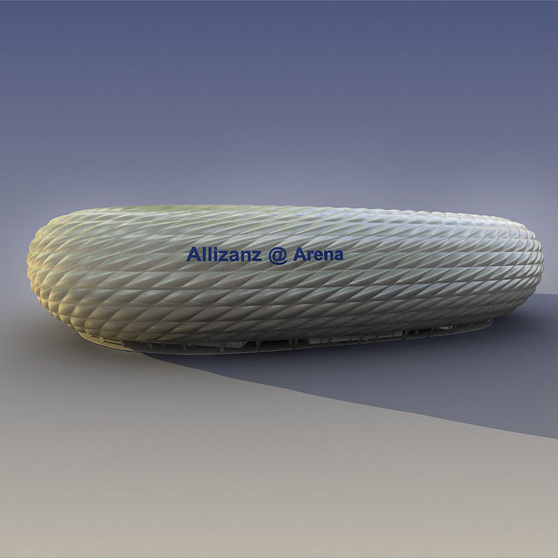Allianz arena 3D model_9