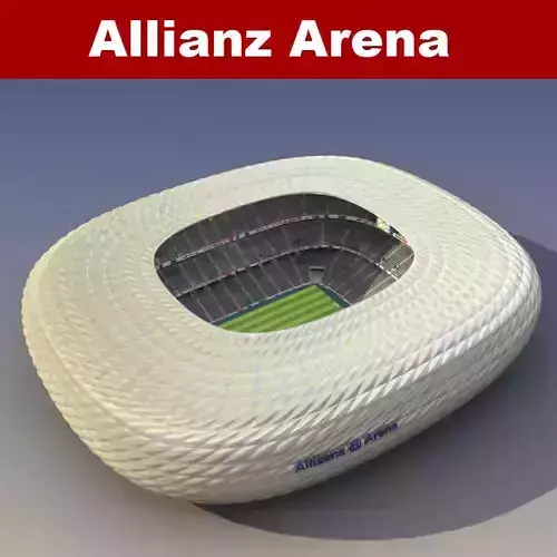 Allianz arena 3D model Allianz arena 3D model