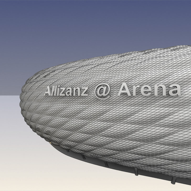 Allianz arena 3D model_10