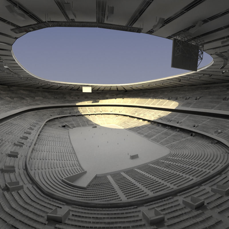 Allianz arena 3D model_2