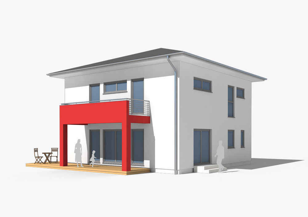 7 villa models 3D model_2