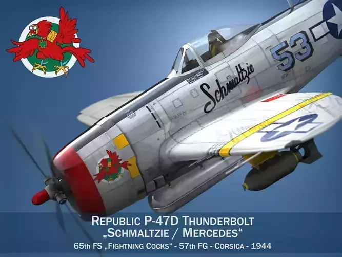 Republic P-47D Thunderbolt - Schmaltzie