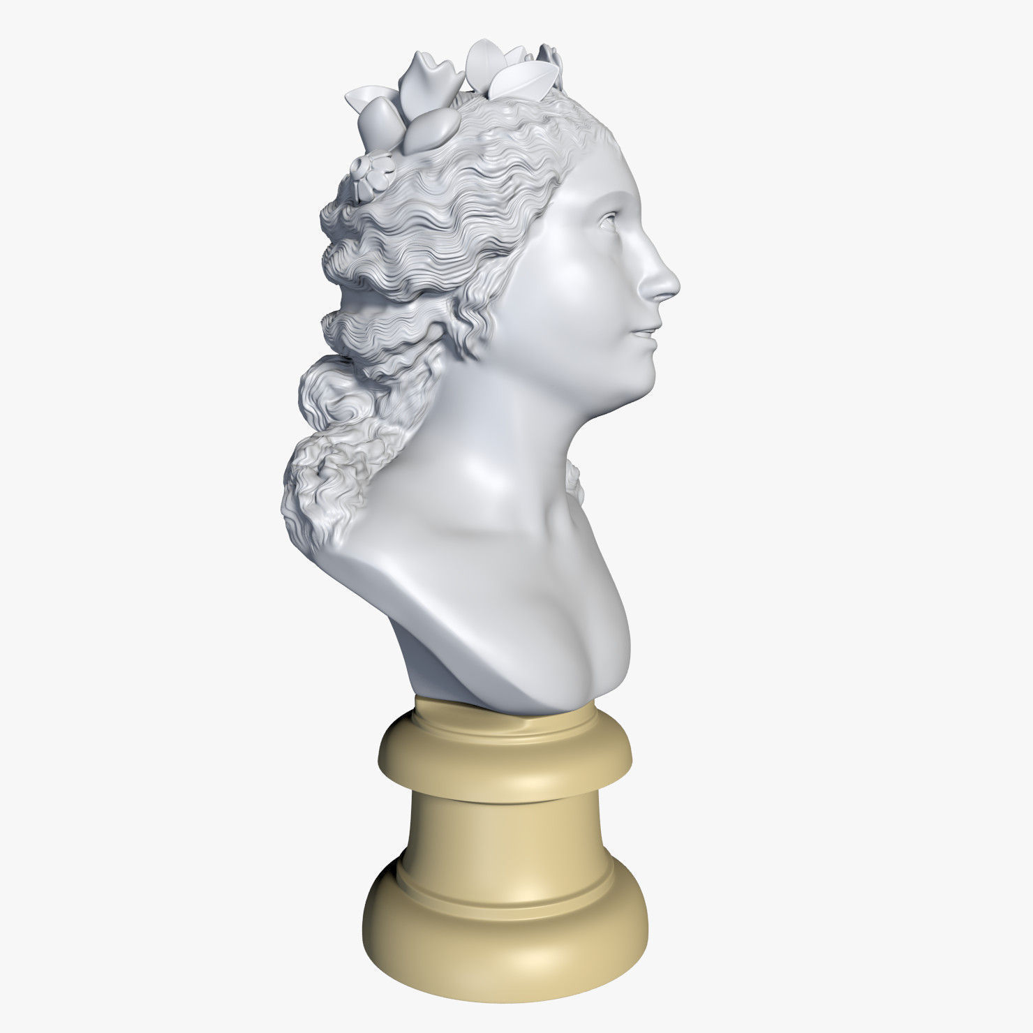 Blessed Soul - bust 3D model_4