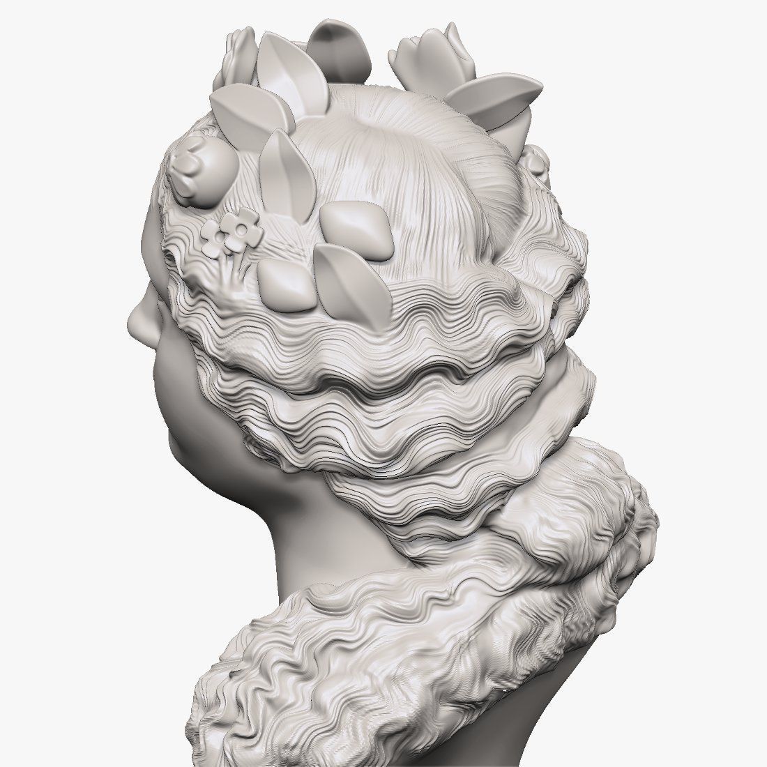 Blessed Soul - bust 3D model_10