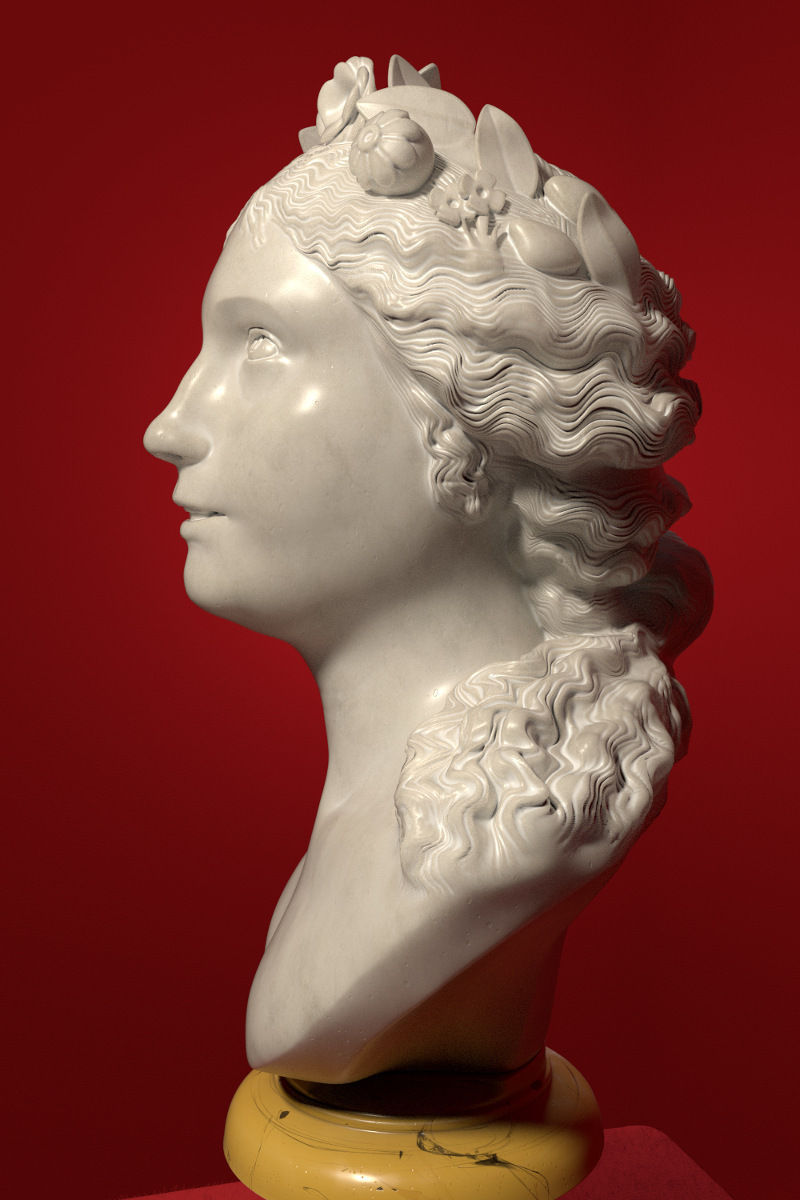 Blessed Soul - bust 3D model_1