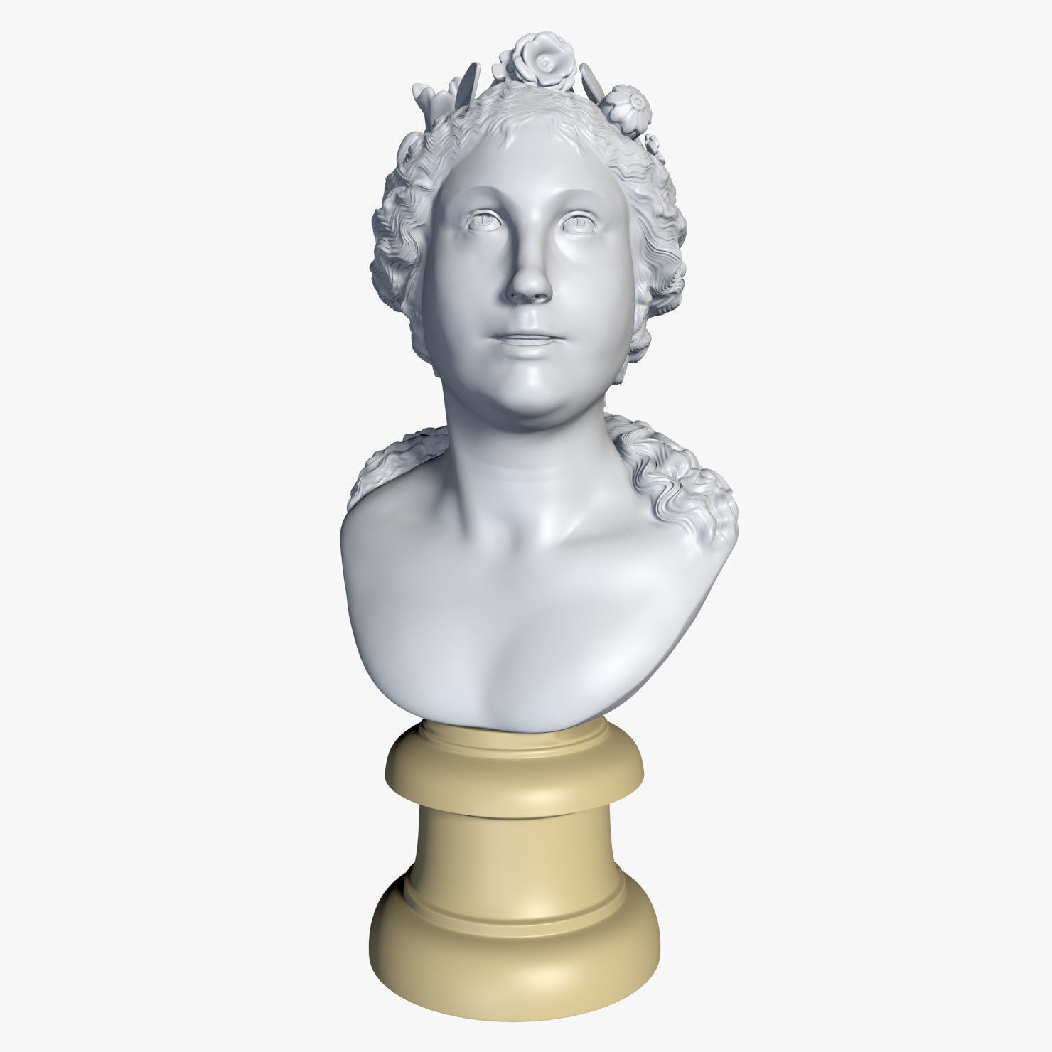 Blessed Soul - bust 3D model_3