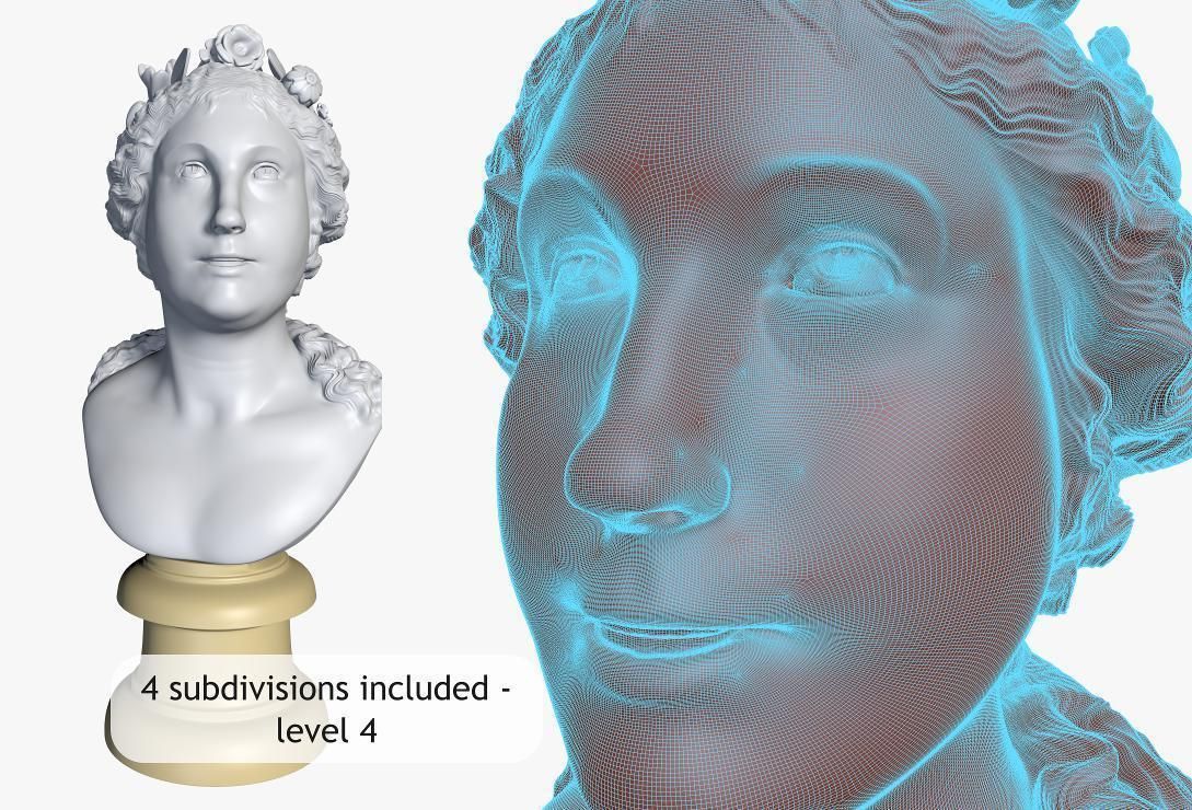 Blessed Soul - bust 3D model_14