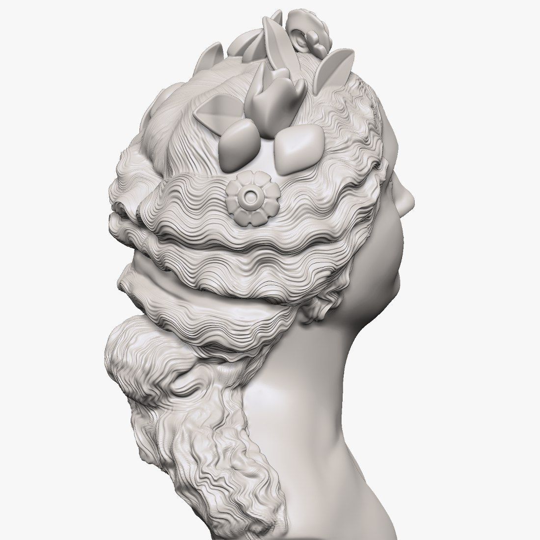 Blessed Soul - bust 3D model_8