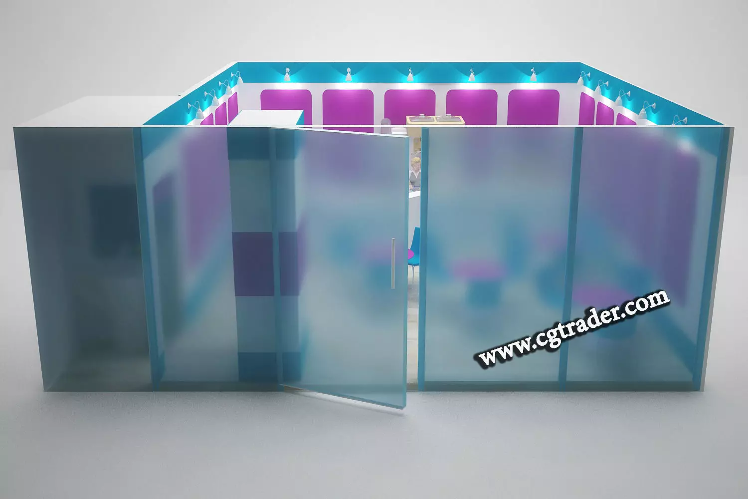 Coffe Shop  - Ready to use 3D model_0