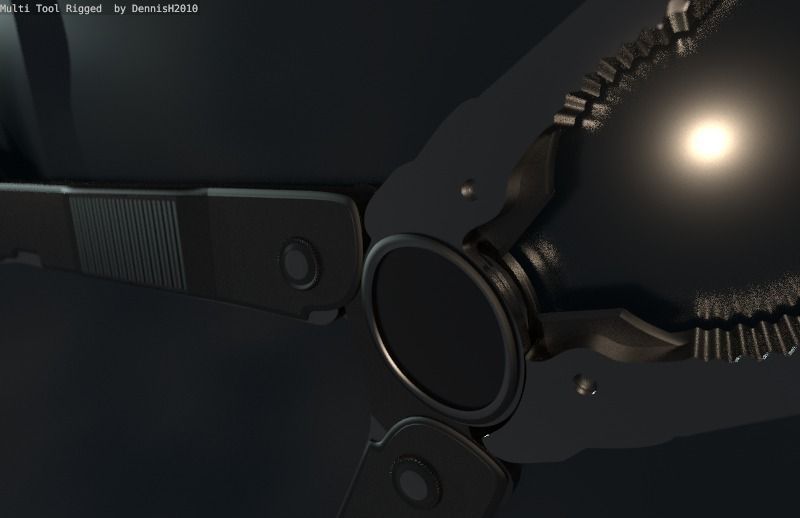 Multi Tool Rigged Free 3D model_36