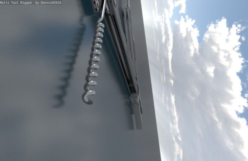 Multi Tool Rigged Free 3D model_85