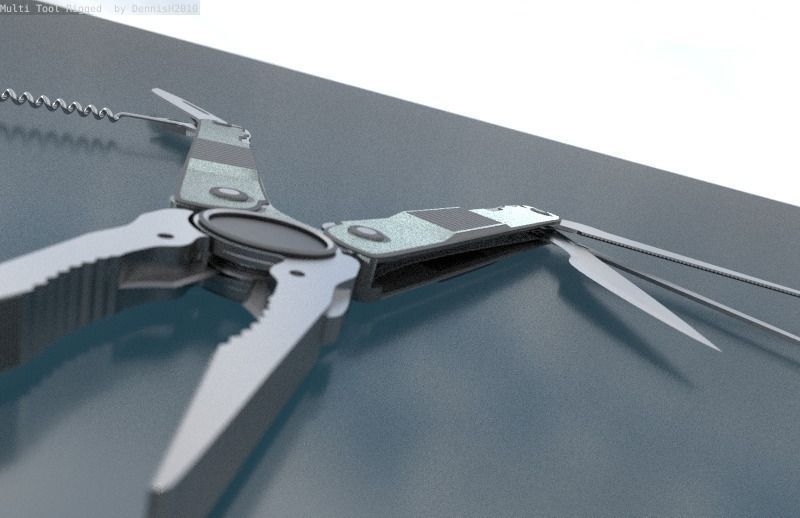 Multi Tool Rigged Free 3D model_86
