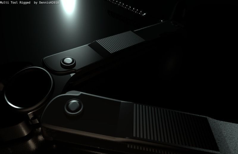 Multi Tool Rigged Free 3D model_34