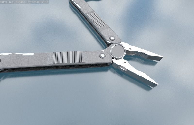Multi Tool Rigged Free 3D model_91