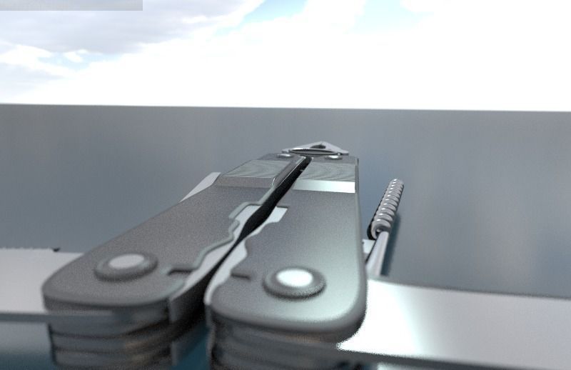 Multi Tool Rigged Free 3D model_49