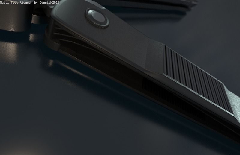 Multi Tool Rigged Free 3D model_35