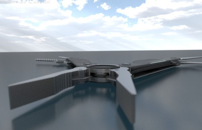 Multi Tool Rigged Free 3D model_93