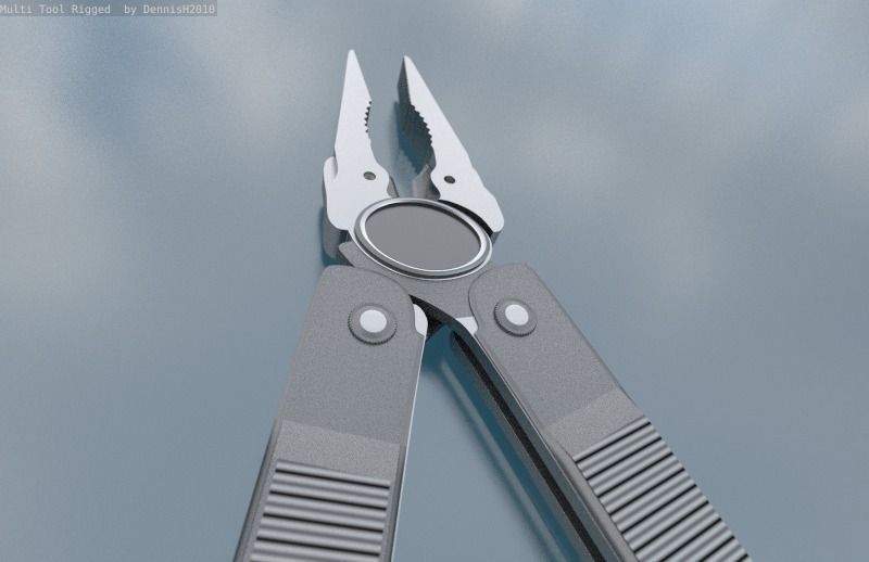 Multi Tool Rigged Free 3D model_73