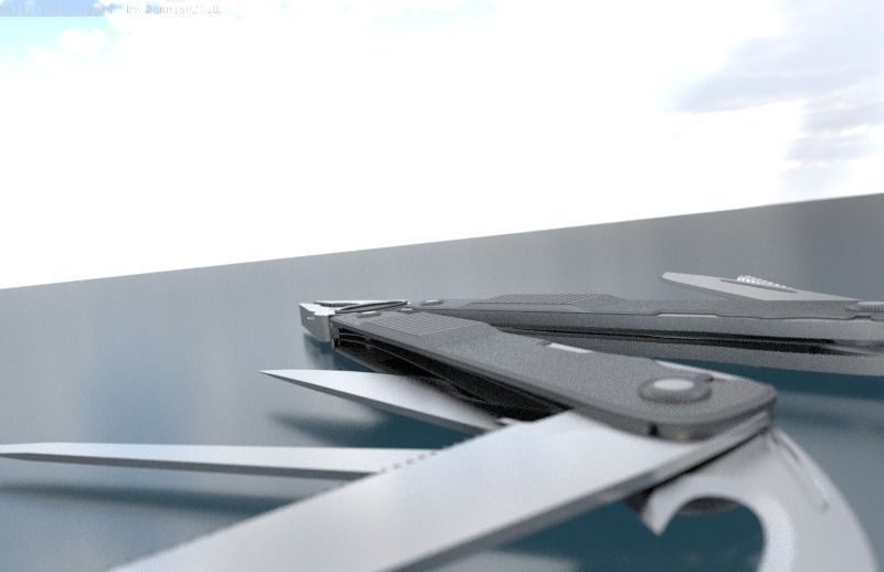 Multi Tool Rigged Free 3D model_71