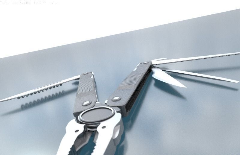 Multi Tool Rigged Free 3D model_92