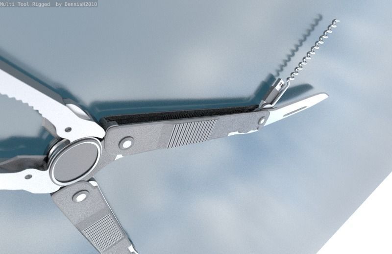 Multi Tool Rigged Free 3D model_82