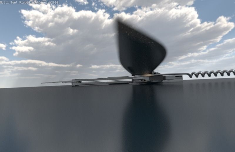 Multi Tool Rigged Free 3D model_37