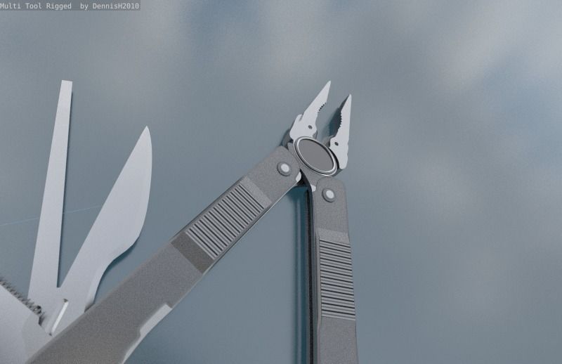 Multi Tool Rigged Free 3D model_87